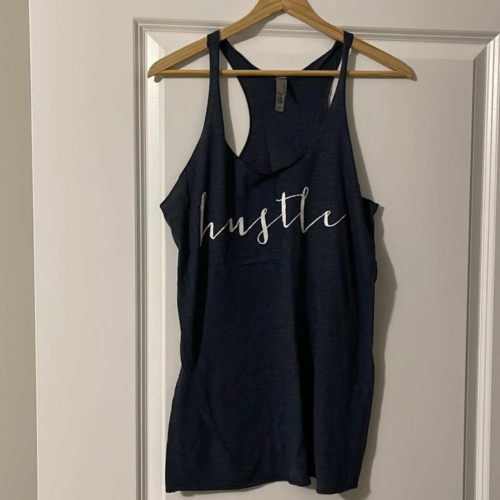 Heathered Navy Hustle Tank